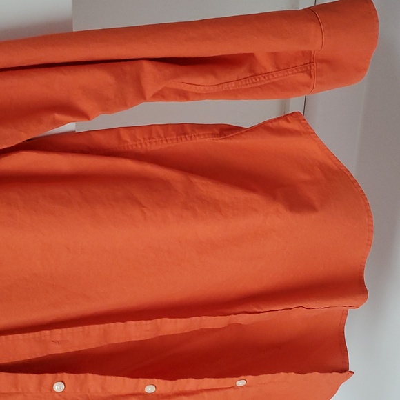 Old Navy XL Mens Orange Button Down Shirt Casual NWOT - Picture 7 of 10